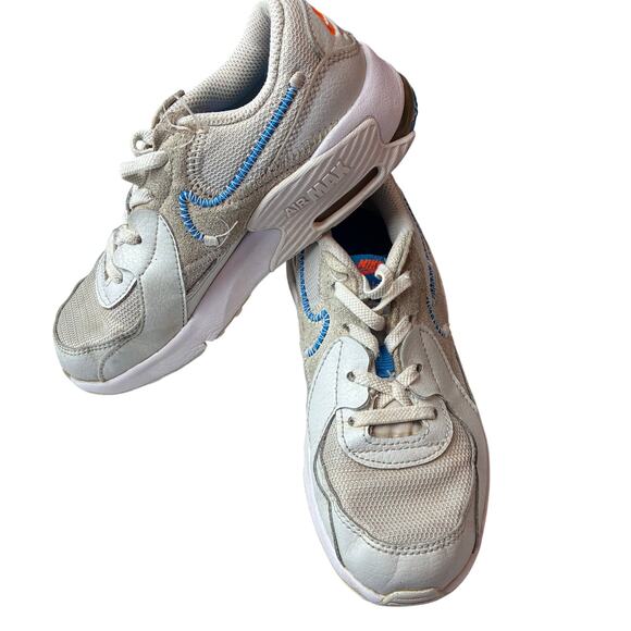 Nike Air Max Excee Photon Dust Total Orange White Photo Blue 13C Boys Sneakers - Picture 1 of 9